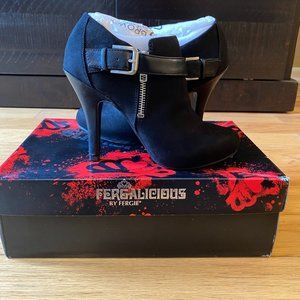 Fergalicious Black Bootie- NWT